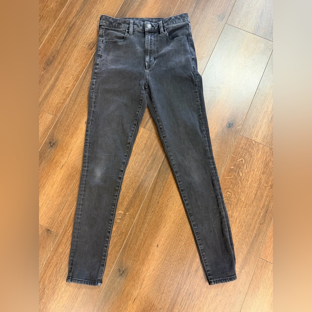 American Eagle Outfitters Dark Gray Skinny Jeans